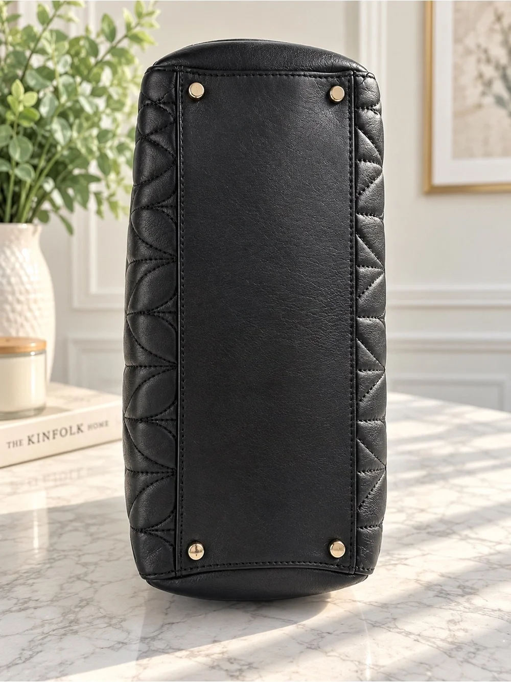 Kate Spade Briar Lane Quilted Willis Tote Bag in Black (Style Number: WKRU5763
